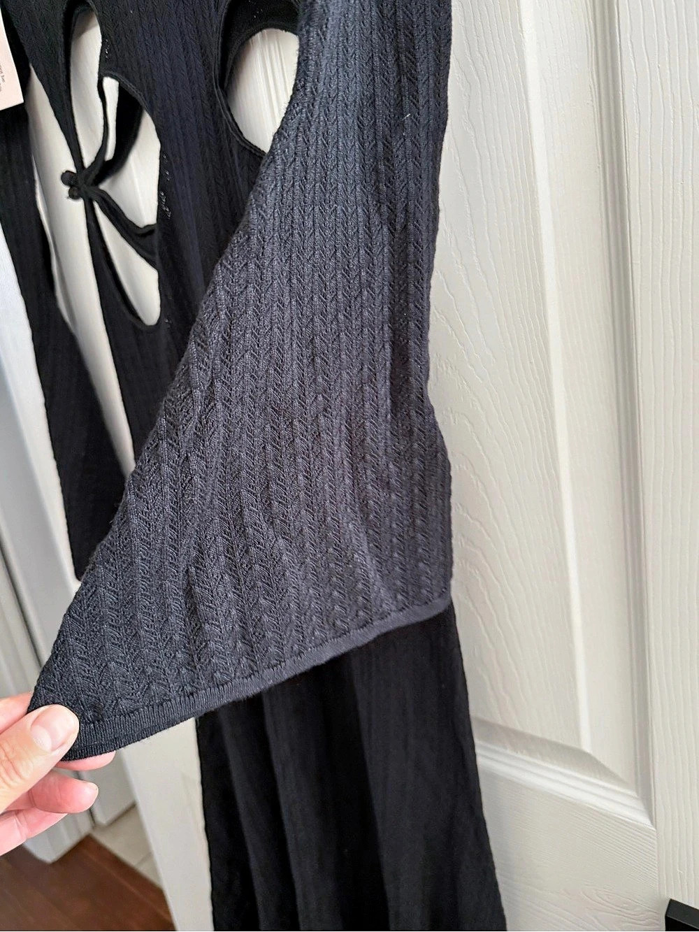 SAULEE Destiny Dress Black Maxi Dress US 4 NWT - Picture 5 of 7
